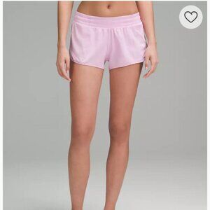 Lululemon Hotty Hot Low-Rise Lined Short 2.5", Size 6, Vitapink